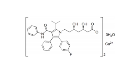 
Atorvastatin Calcium Trihydrate molecular structure