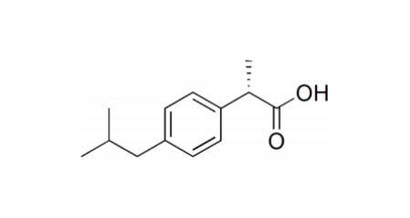 
Dexibuprofen molecular structure