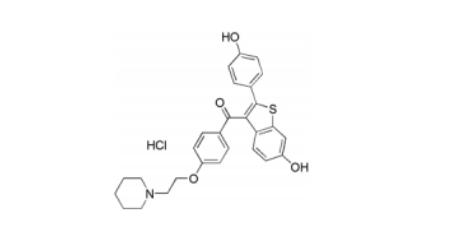 
Raloxifene HCl molecular structure