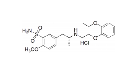 
Tamsulosin HCl molecular structure