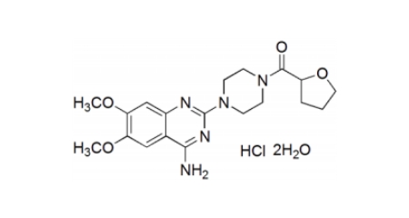 
Terazosin HCl molecular structure